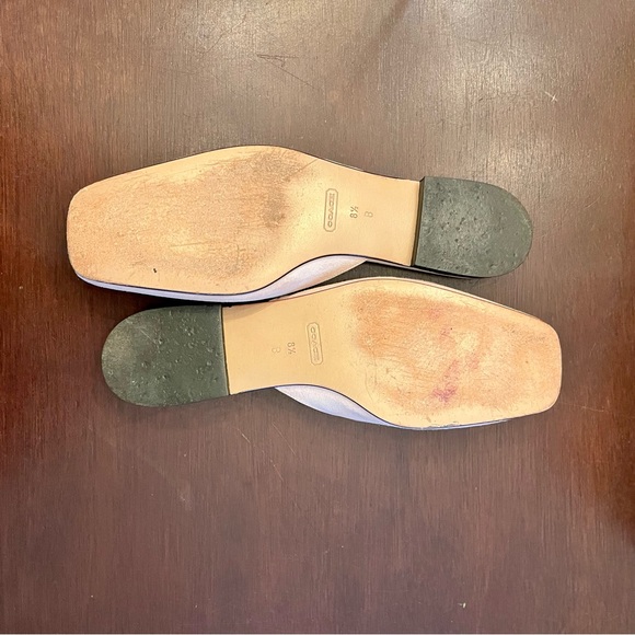 Coach square toe mule flats “Babette” pale pink - Picture 7 of 7